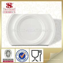 10.5 керамическая изготовленная на заказ простая белая тарелка, плиты для ресторанов